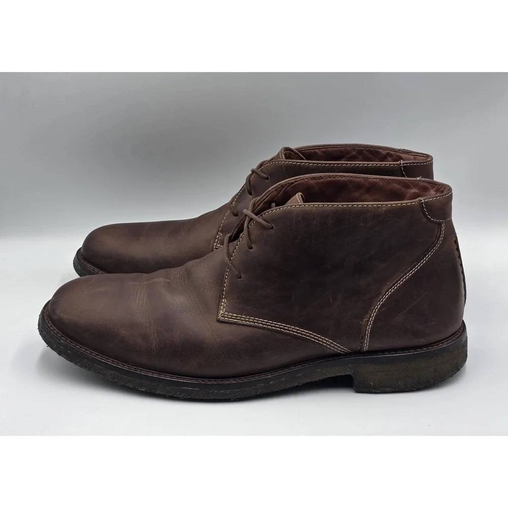 Johnston‎ & Murphy Copeland Chukka Boots Mens 10.5M 25-1870 Brown Leather